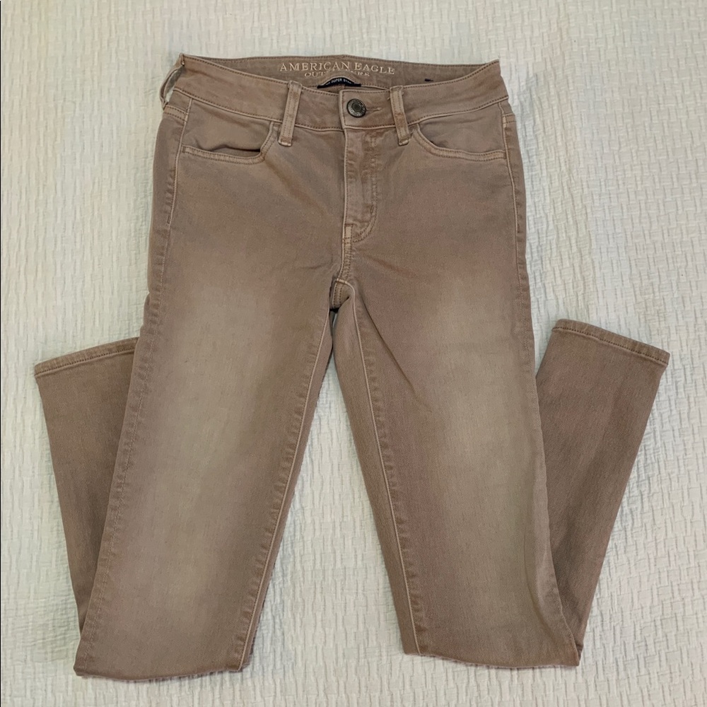 Pink American Eagle Jeggings